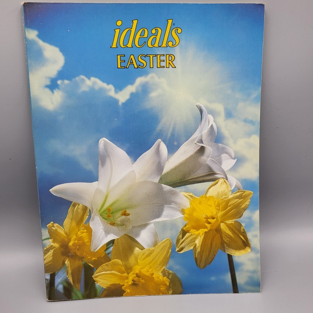 Vintage Ideals Easter 1983 Magazine Vol.40 No.2 February Poetry Art Poems Family
